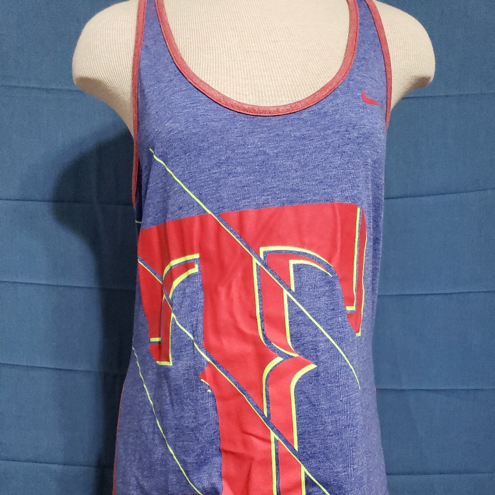 TEXAS RANGERS NIKE DRI-FIT Womens tank top